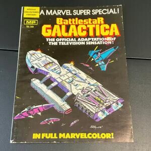 Marvel Super Special Battlestar Galactica 1978 No 8 TV Adaptation Comic